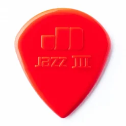 Dunlop Jazz III -plektrat, 6kpl Punainen