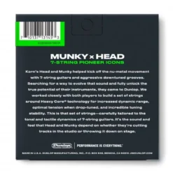 Dunlop Korn 10-65 Heavy Core - 7-Kielisen Sähkökitaran kielet