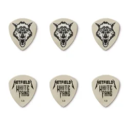 Dunlop 1,00mm Hetfield's White Fang - Plektrasetti 6kpl