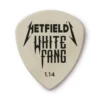 Dunlop 1,14mm Hetfield White fang -plektrat, 6kpl
