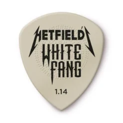 Dunlop 1,14mm Hetfield White fang -plektrat, 6kpl
