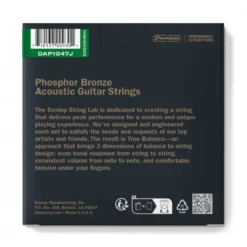 Dunlop 10-47Phosphor bronze - 12-kielisen akustisen kitaran kielet