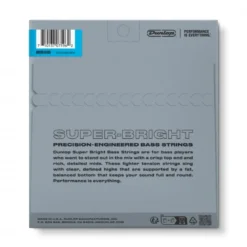 Dunlop Super Bright 45-125 Stainless Steel - 5-Kielisen Basson kielet