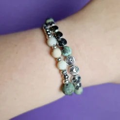 etNox bracelet with real stones II - Rannekoru