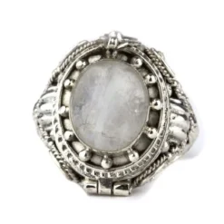 etNox Rainbow Moonstone - Avattava Sormus