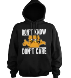 Garfield Don't Know - Don't Care -huppari, musta