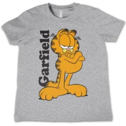 Garfield - lasten t-paita, harmaa
