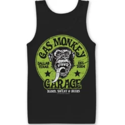 Gas Monkey Garage Green Logo - Tankki toppi