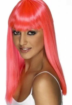 Glamourama peruukki, neon pinkki