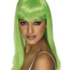 Glamourama peruukki, neon vihreä