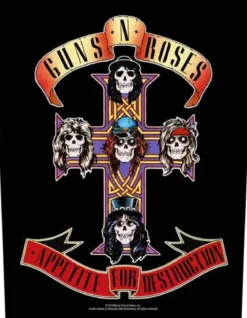 Guns N Roses Appetite For Destruction - Kangasmerkki, selkä