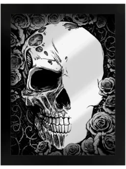 Half Dead - Kehystetty peili peltikyltti