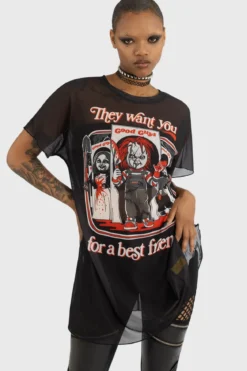 Killstar I'm your friend to the end -Mesh T-paita
