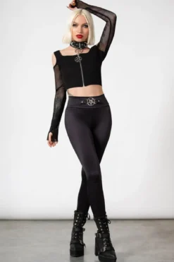 Killstar Skeptica - Cold Shoulder Pusero