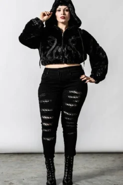 Killstar Starchild Fur bomber - Takki