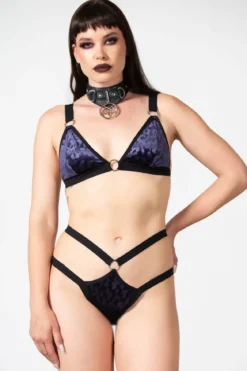 Killstar Wicked Game - Rintaliivit, violetti