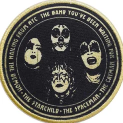 KISS Hailing from NYC - Kangasmerkki