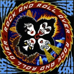 Kiss Rock & Roll over album cover - Magneetti