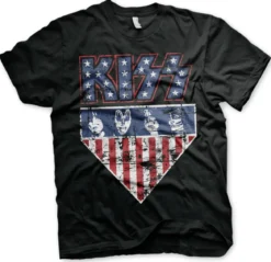 KISS: Stars & Stripes - T-paita