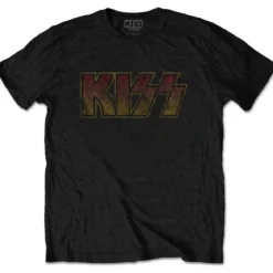 Kiss Vintage classic logo - T-paita