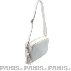 Kris Ana Single Zipper Cross-body - olkalaukku, luonnonvalkoinen