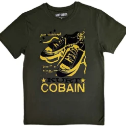 Kurt Cobain Converse - T-paita, tummanvihreä