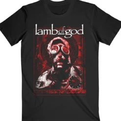 Lamb of God Gas mask waves - T-paita