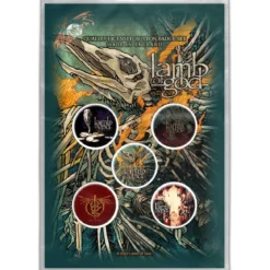 Lamb Of God - Pinssi setti 5kpl
