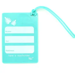 Laukun nimikyltti - Blue Flamingo