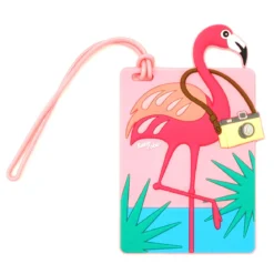 Laukun nimikyltti - Pink Flamingo