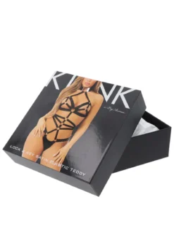 Leg Avenue Elastic with choker- Harness teddy