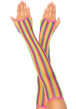 Leg Avenue Rainbow Net - Verkkohansikkaat