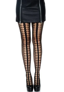 Leg Avenue Scale Net Suspender - Sukat