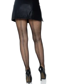 Leg Avenue Scale Net Suspender - Sukat