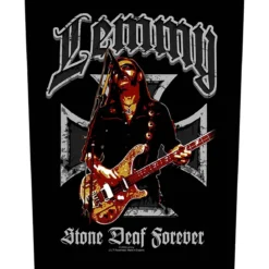 Lemmy Stone deaf forever - Kangasmerkki, selkä
