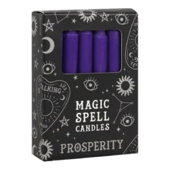 Loitsukynttilät Prosperity 12 kpl, violetti