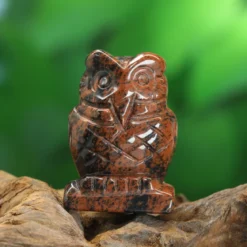 Mahonkiobsidiaani - Pöllö, 5cm
