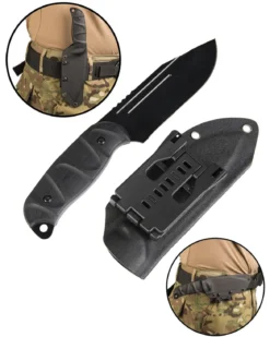 Mil-Tec Tactical G10 veitsi Kydex tupella