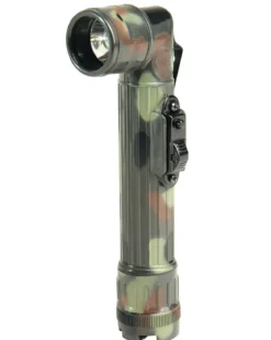 Mil-Tec US Taktinen LED-valaisin - camo, 17 cm