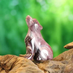 Mokaiitti-jaspis - Susi, 5cm