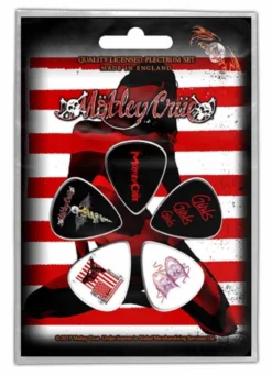 Mötley Crüe Red White & Crüe - Plektrasetti 5kpl