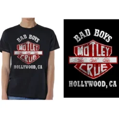 Mötley Crue Bad boys shield - T-paita