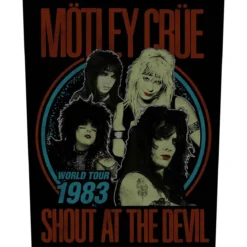 Mötley Crue Shout at the devil - Kangasmerkki, selkä