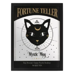 Mystic Mog - Kehystetty peili peltikyltti