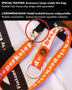 Perkele kangaskassi, Musta