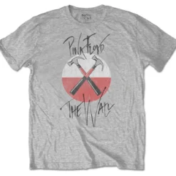 Pink Floyd the wall faded hammers - T-paita