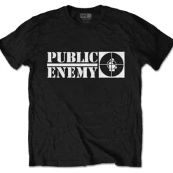 Public Enemy Crosshairs Logo - T-paita