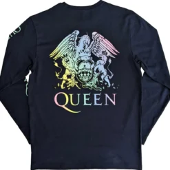 Queen Rainbow Crest - Pitkähihainen paita