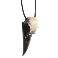 Resin Crow Skull - Kaulakoru