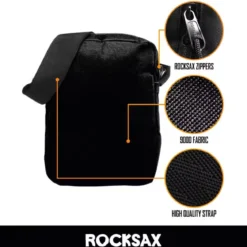 ROCKSAX AC/DC: Back in Black - Crossbody-laukku